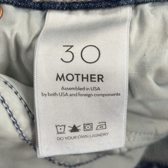 Mother Superior The Insider Ankle Jeans Womens 30 Destination Unknown  Blue - Picture 8 of 15